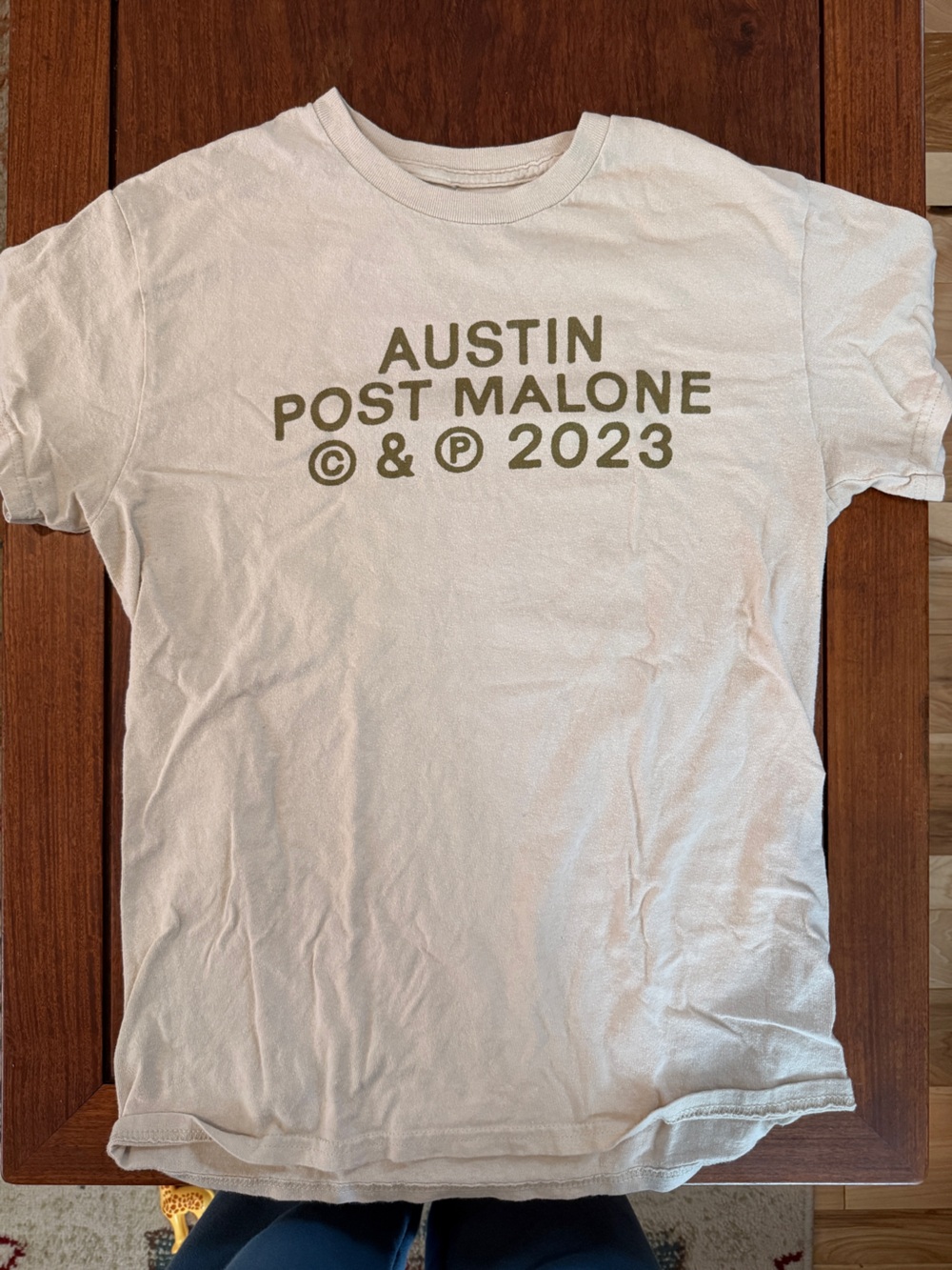Post Malone Austin 2023 Short Sleeve Tee - White